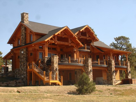 Log Home in Colorado
