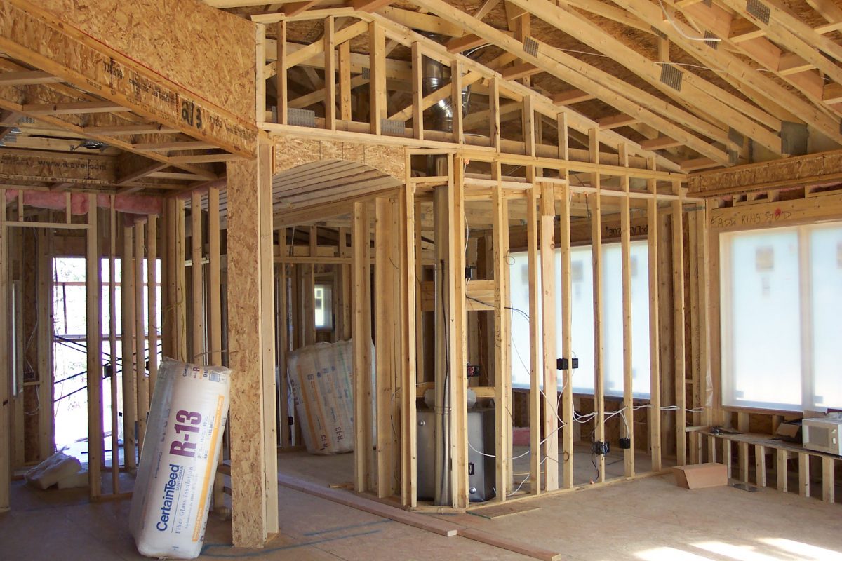 Custom Home framing01 — EVstudio, Architect Engineer Denver Evergreen