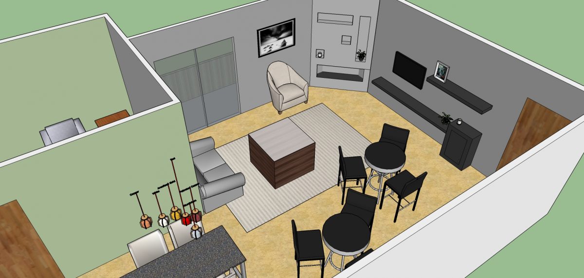 SXSW Office Layout SketchUp Model — EVstudio, Architect Engineer Denver