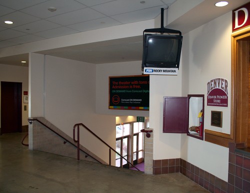 Joy Burns Arena Doors at the Ritchie Center