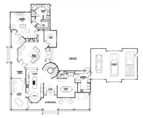 House Floor Plans Drawing Free Floor Roma   Fp113 500x416 