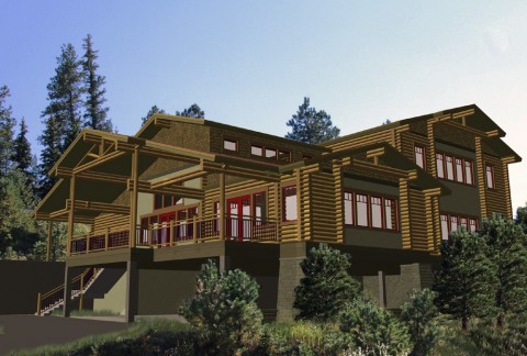 Evergreen Terraces Log Rendering