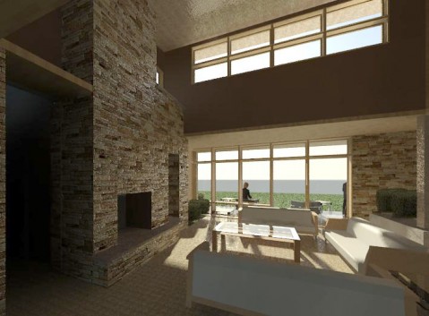 Modern Sustainable Interior From Entry