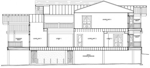 Section with Under Building Parking