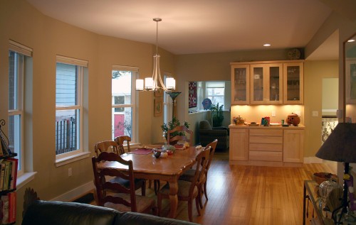 Dining Room with View To Away Room