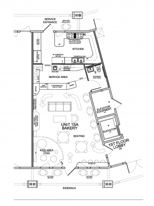 Bakery Floor Plan