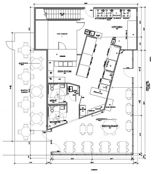 Acapulco Mexican Restaurant Floor Plan