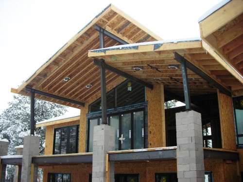 Steel Truss Design For Custom Home