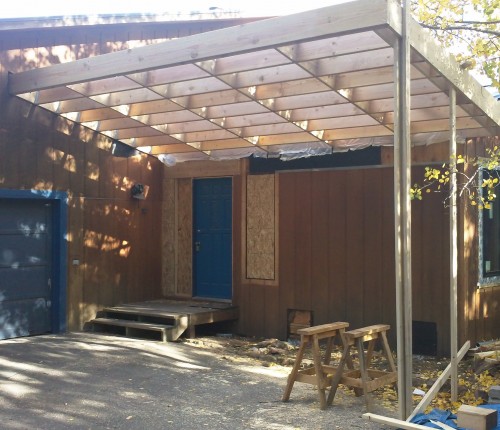 Butterfly Roof Framing