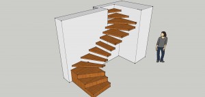 Perspective of Stair Option