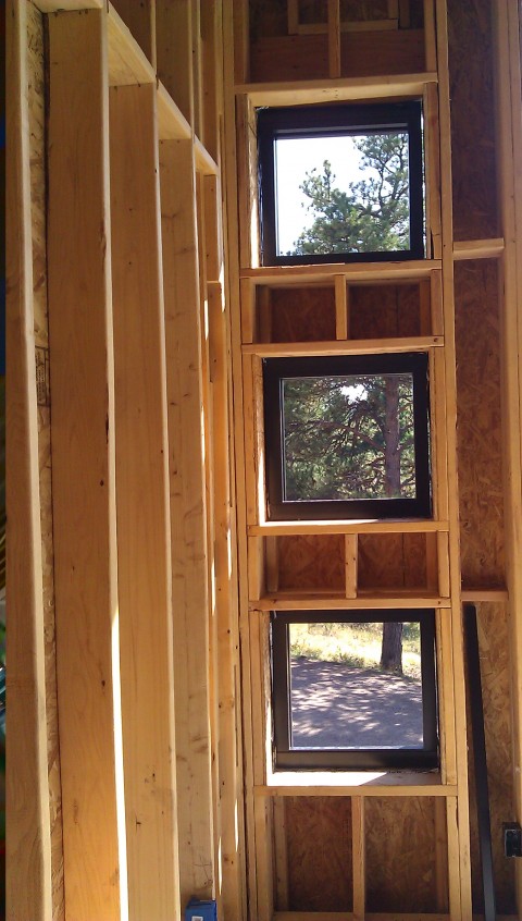 mountain modern custom punched windows