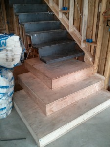 cantilever stair anti-plinth