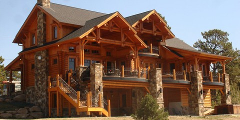 Expansive Log Home