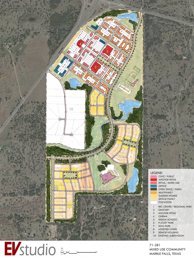 Marble Falls Mixed Use Master Plan