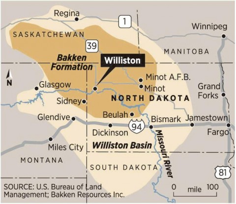 Bakken Oil Fields Saskatchewan