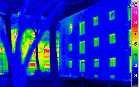 Architecture Passivhaus Thermogram