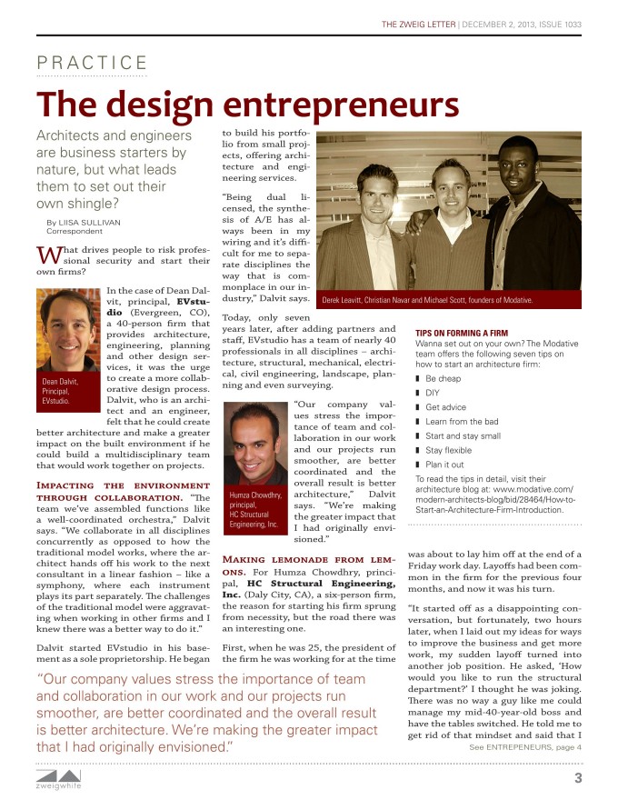 Zweig Article EVstudio December 2013