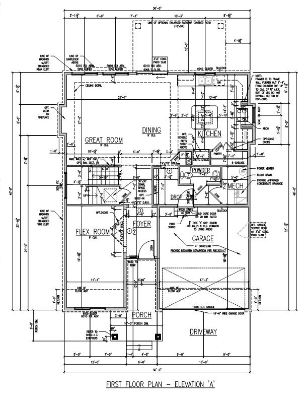 Architecture Engineering Residential Custom Floor Plan