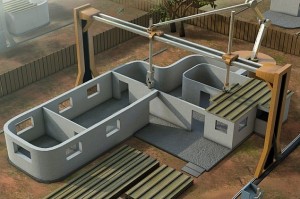 3D Printed Concrete House Gantry