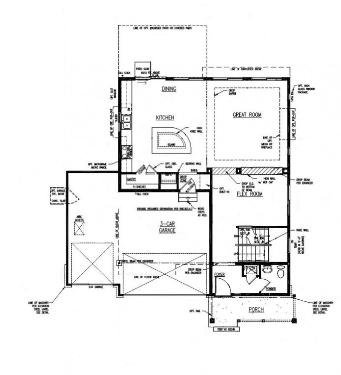 Architecture Residential Small Home Floor Plan