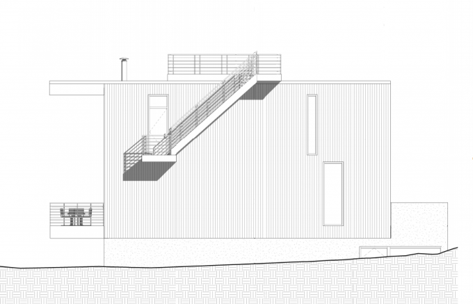 Architecture by: West Standard Design Build | Northern Elevation