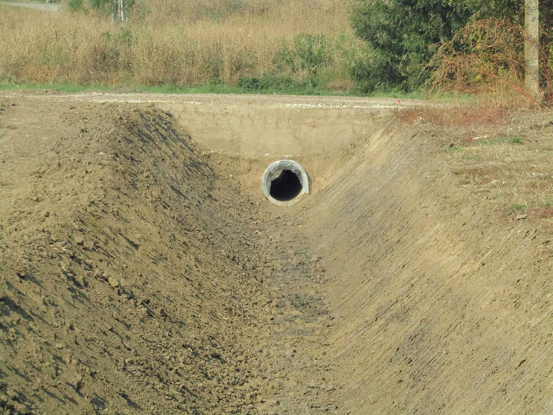 Civil Engineering Residential Ditch