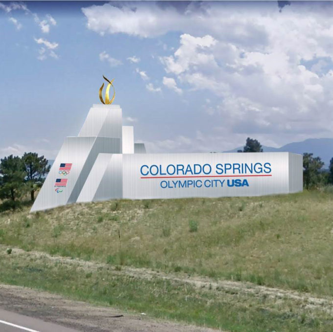 Colorado Springs Monument Sign