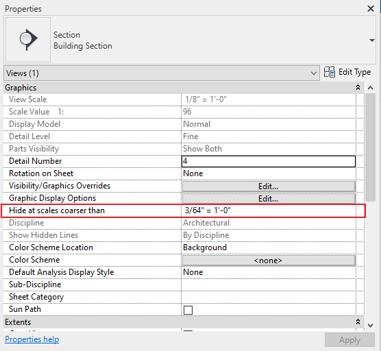 Architecture Revit Sections