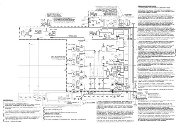 Electrical Engineering 1-Line Diagram