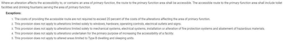 Accessible accomodations