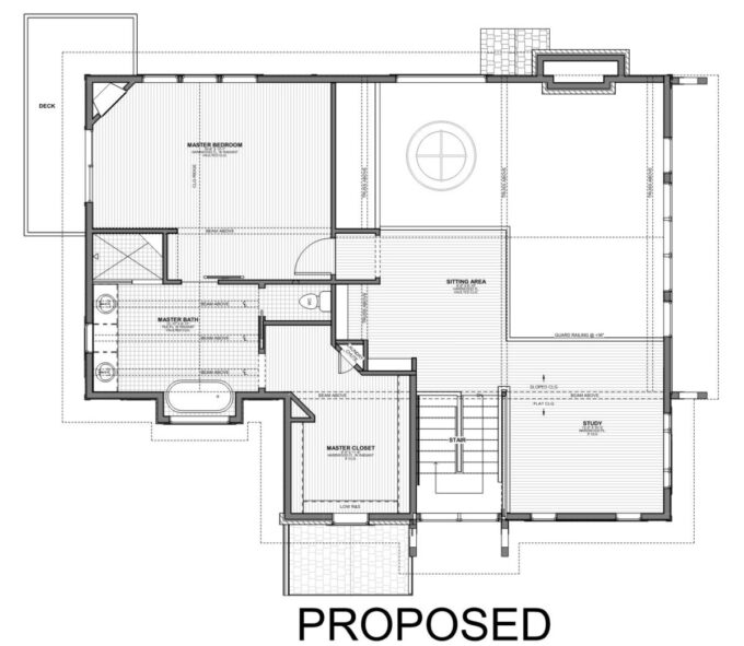 Proposed Upper Level - Smith Residence Project Update