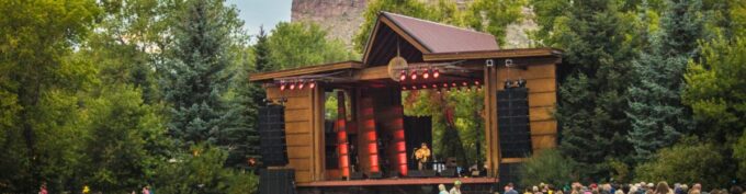 Planet Bluegrass Stage in Lyons CO