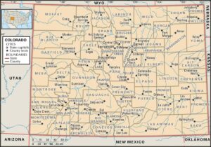 Map of Colorado Counties