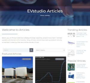 EVstudio Articles Webpage