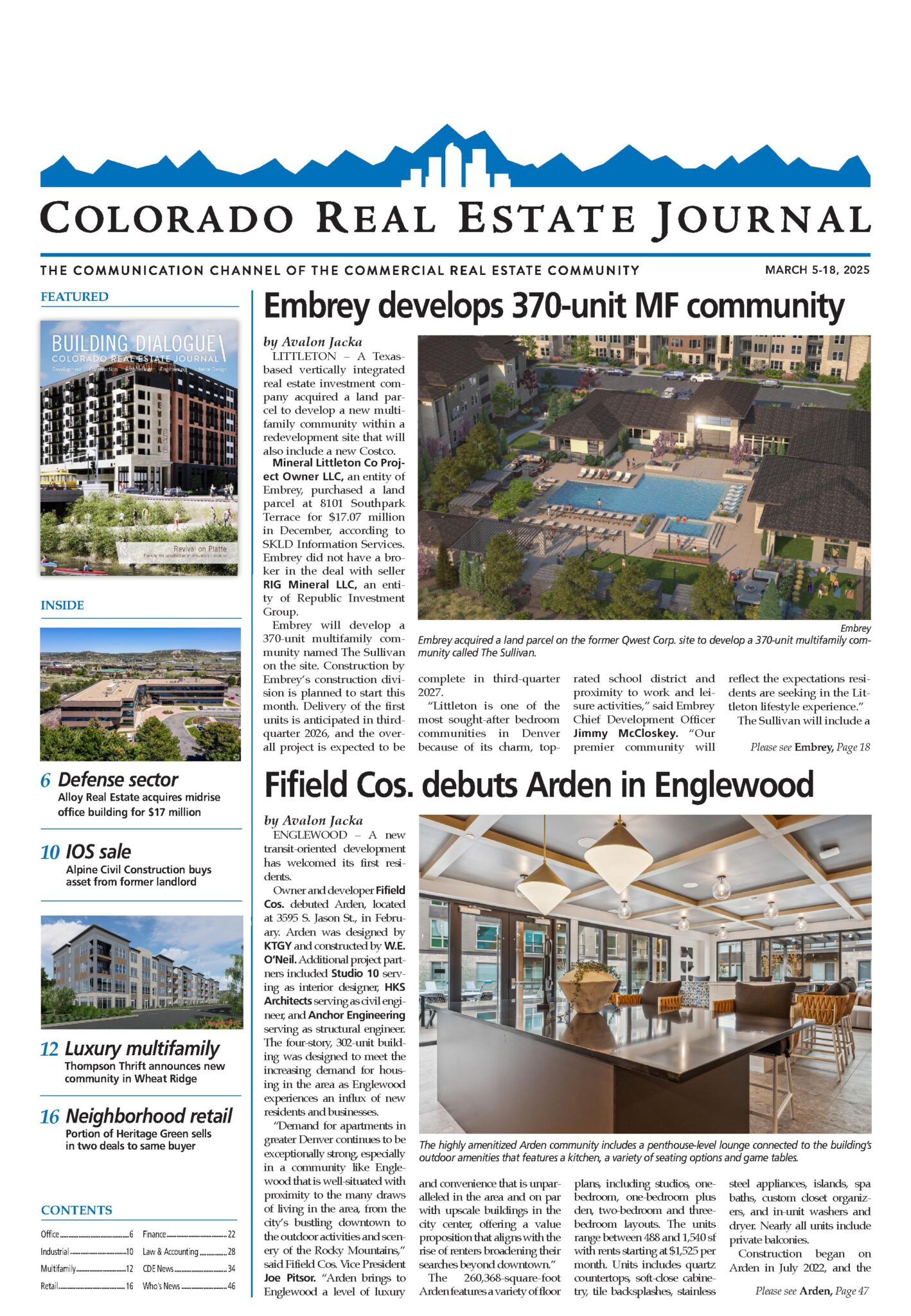 Colorado Real Estate Journal EVstudio