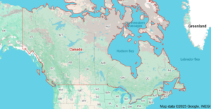 Map of Canada