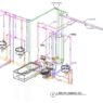 Plumbing Isometric Two Bedroom Apartment