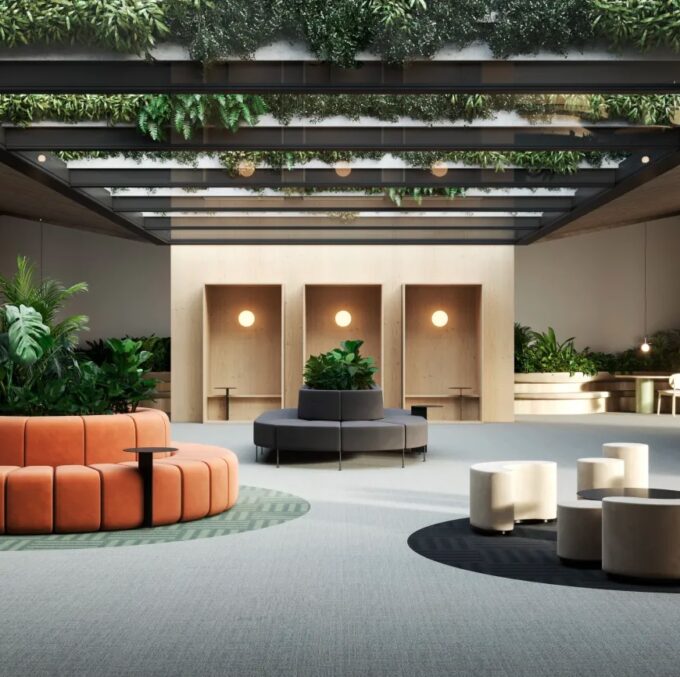 Neuro Inclusive Lounge Courtesy of Modulyss