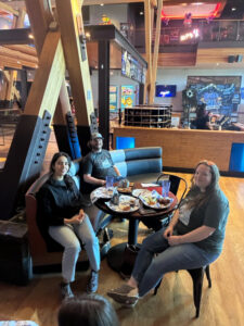 EVstudio Boise team at their Company Picnic bowling event