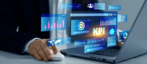 A/E firm KPIs dashboard showing utilization and net multiplier